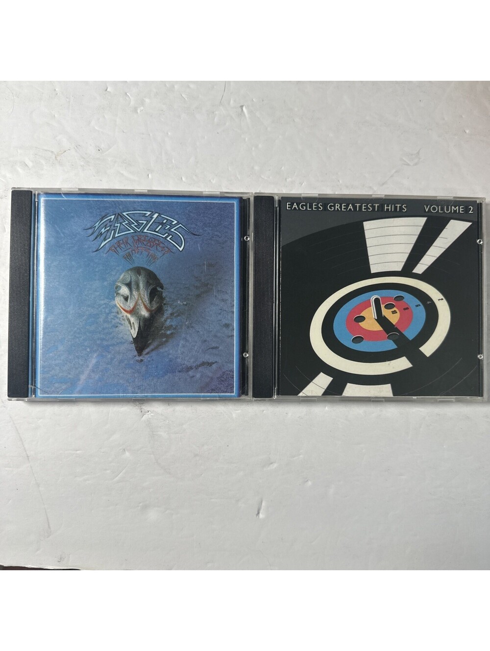 EAGLES Greatest Hits Volume 1 & 2 CD Albums Lot Mint Discs